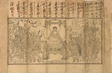 Illustration du Sutra de la Perfection de la Sagesse
